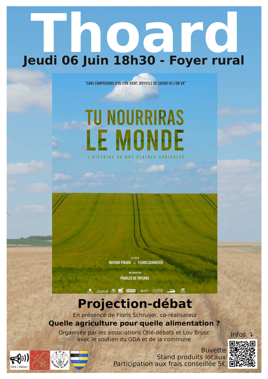 04 - Projection - débat "Tu nourriras le monde" - Chambres d'agriculture Provence-Alpes-Côte d'Azur