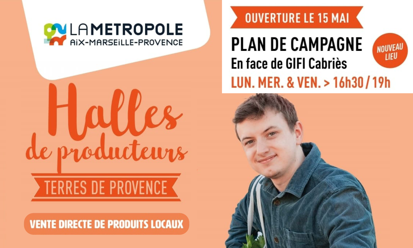 La Halle des Producteurs à Plan de Campagne est de retour ! - Chambres d'agriculture Provence-Alpes-Côte d'Azur