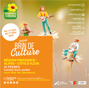 Le festival Brin de Culture, du 1er octobre au 1er novembre 2023 - Chambres d'agriculture Provence-Alpes-Côte d'Azur